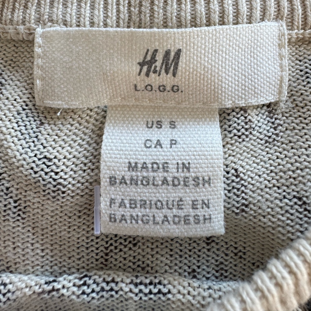 H&M L.O.G.G. top animal pattern cheetah small - Picture 12 of 12